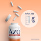azo bladder capsule size 8/10"
