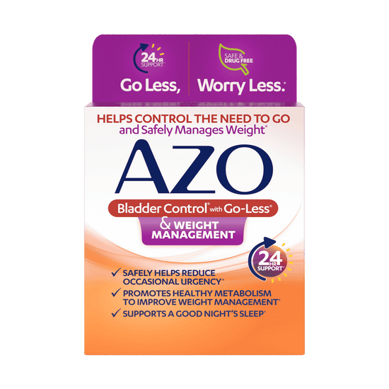 AZO Bladder Control & Weight Management Buy Supplements for Bladder