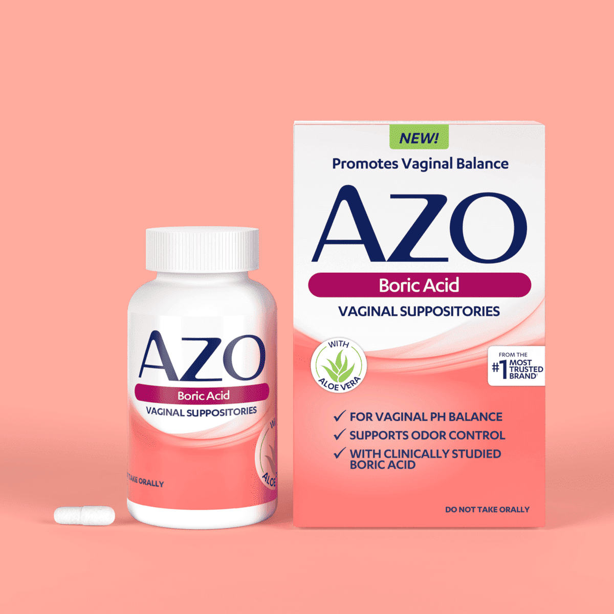 AZO™ Boric Acid Suppositories