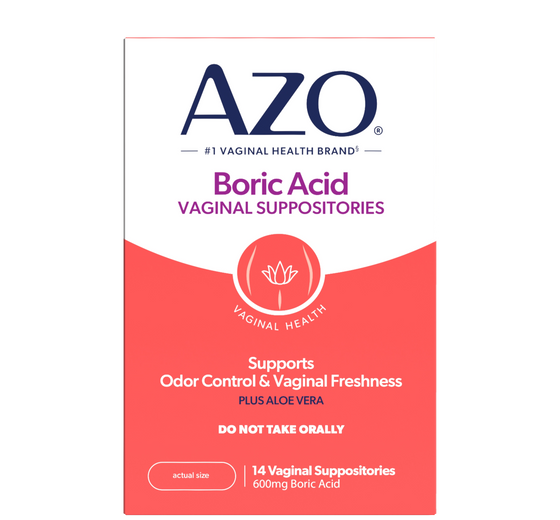 AZO<sup>®</sup> Boric Acid Suppositories