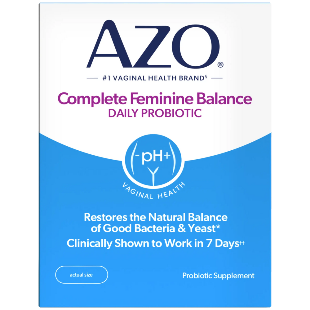 AZO® Complete Feminine Balance Daily Probiotic Capsules