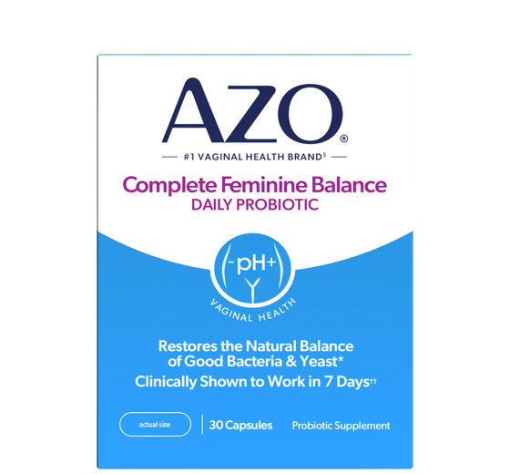 AZO<sup>®</sup> Complete Feminine Balance Daily Probiotic Capsules