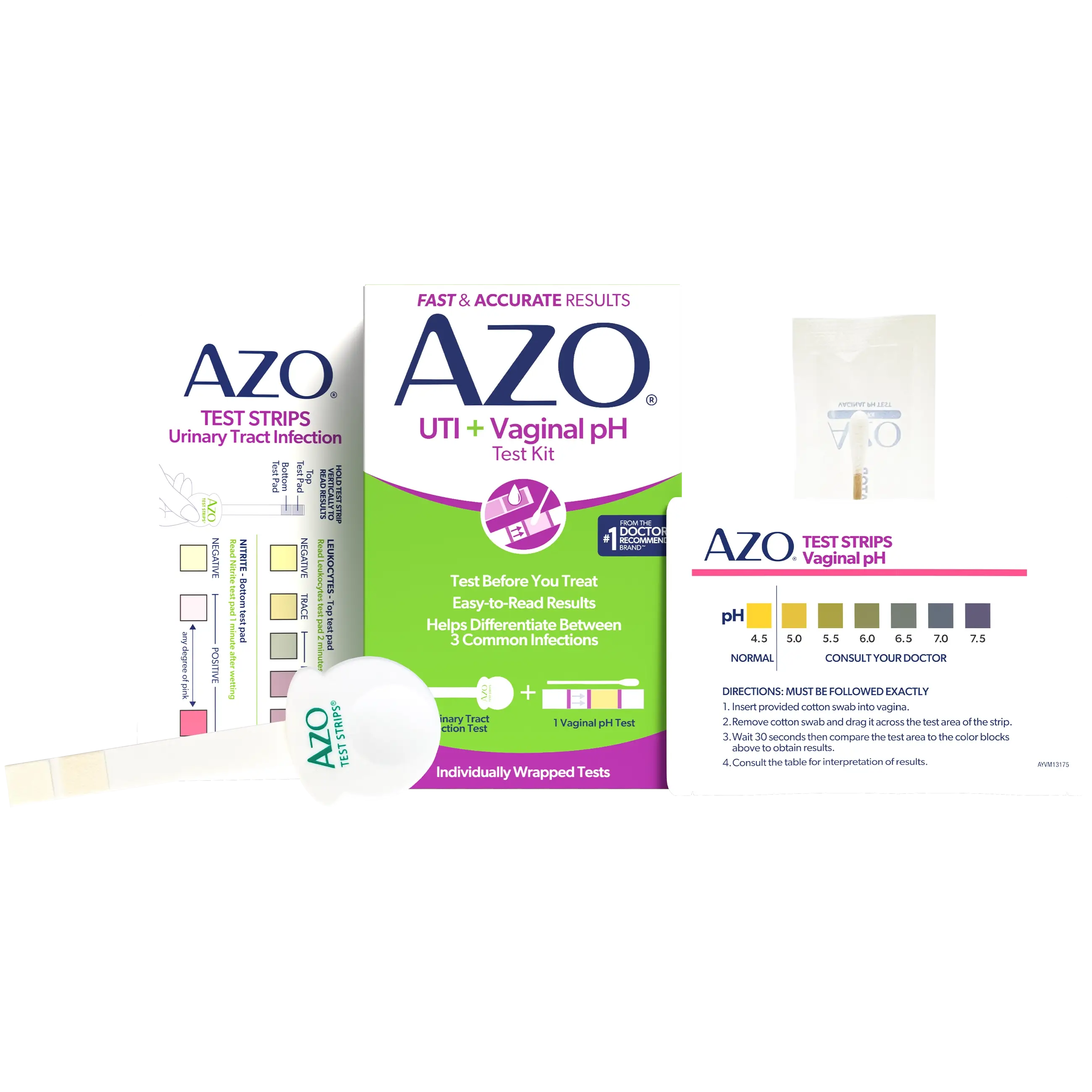 AZO® UTI & Vaginal pH Test Kit