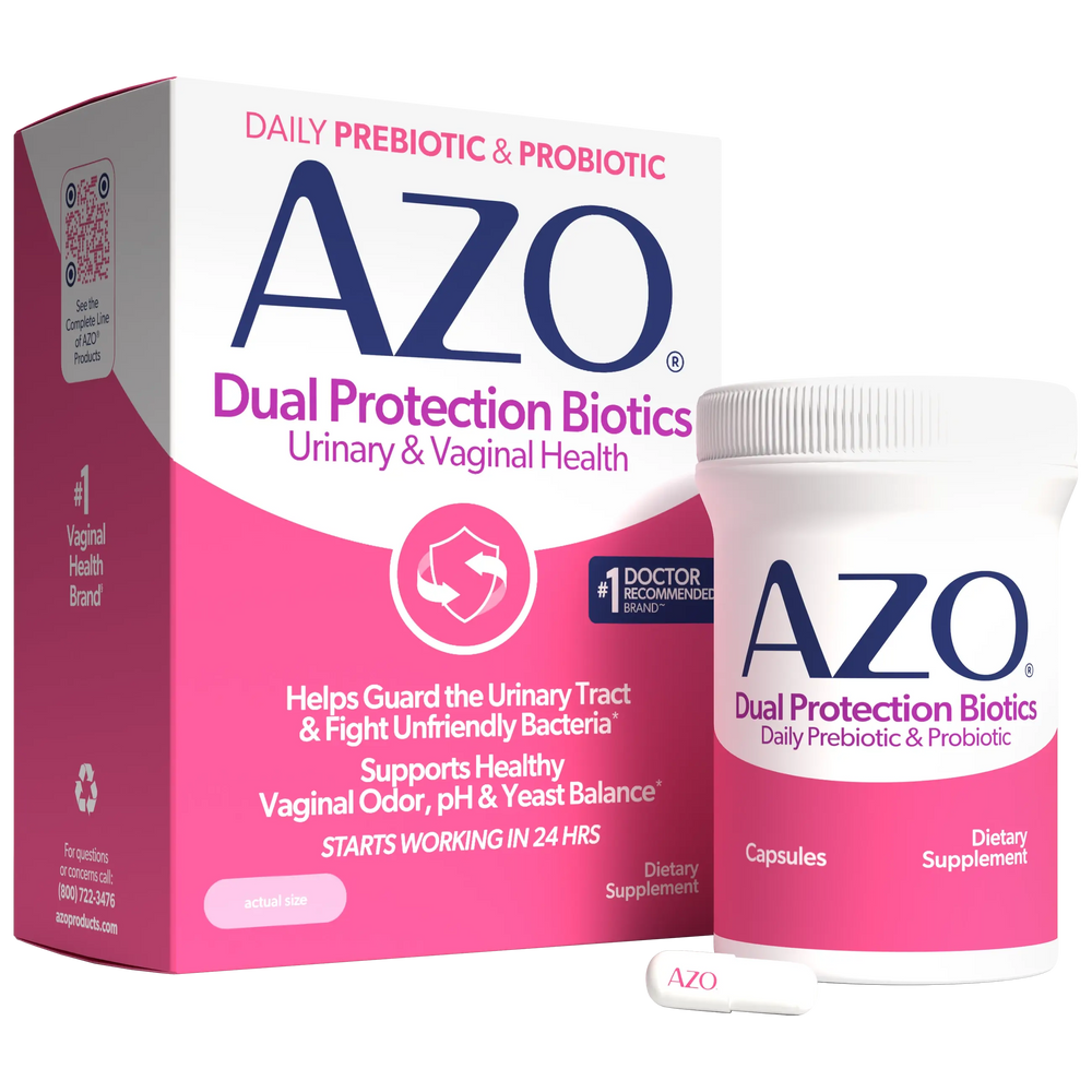 AZO® Dual Protection Urinary + Vaginal Support Capsules