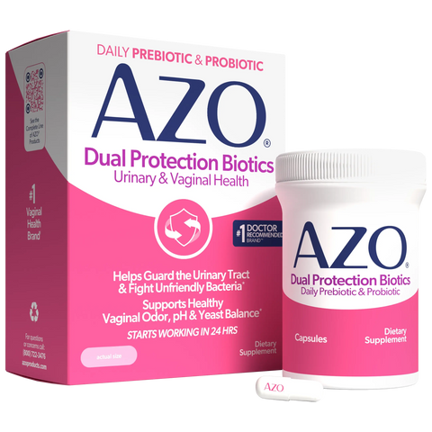 AZO® Dual Protection Urinary + Vaginal Support Capsules