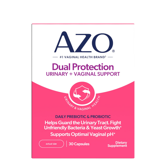 AZO<sup>®</sup> Dual Protection Urinary + Vaginal Support Capsules