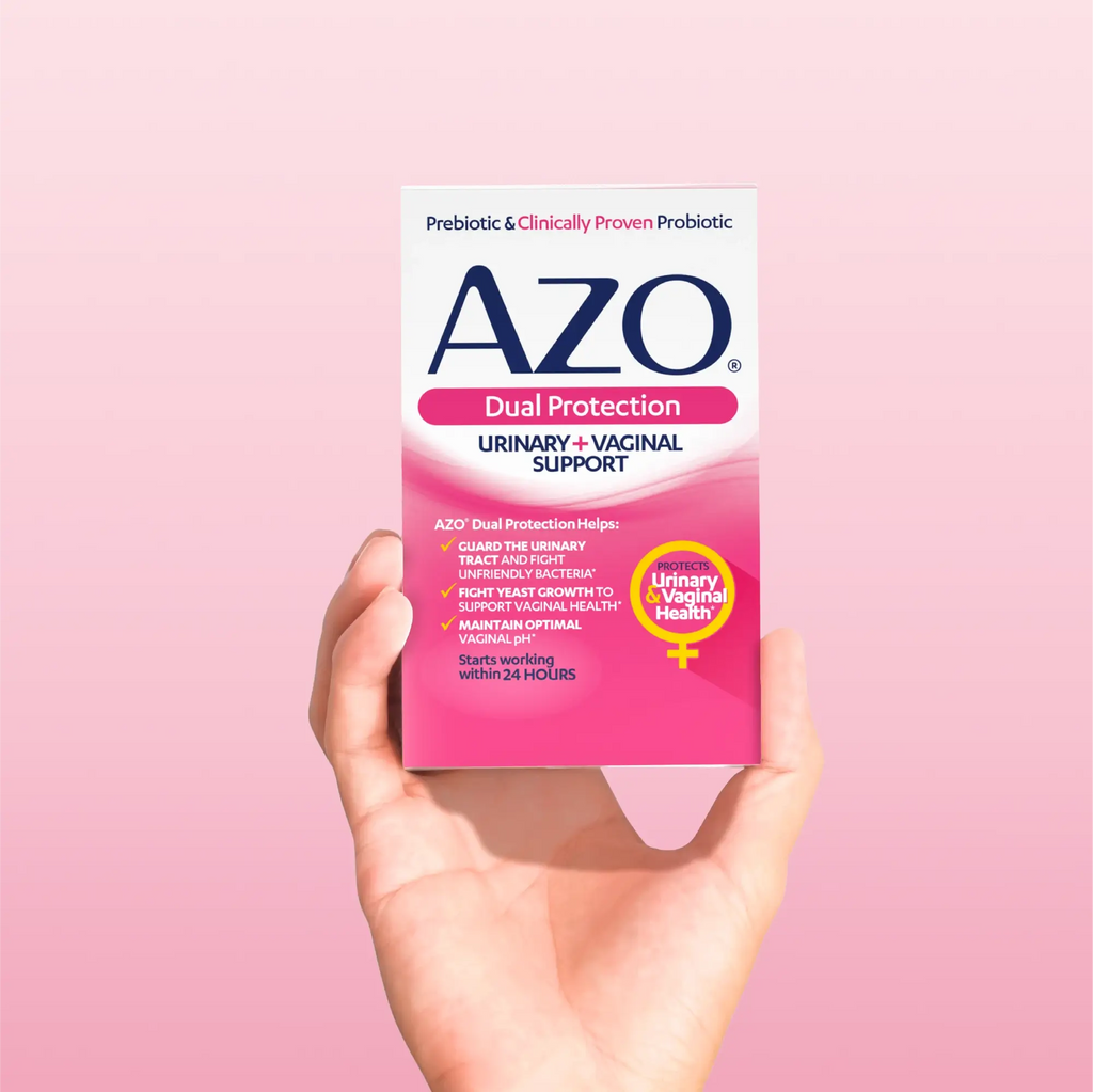 Dual Protection AZO Dual Protection Urinary & Vaginal Support Capsules | Buy Prebiotic ...