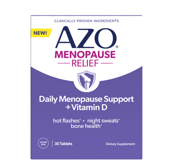 AZO® Daily Menopause Support + Vitamin D Tablets