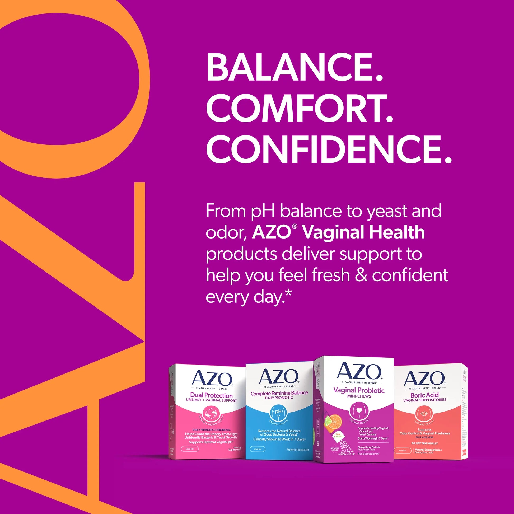 あつこ③ AZO® Vaginal Probiotic Mini-Chews Packets