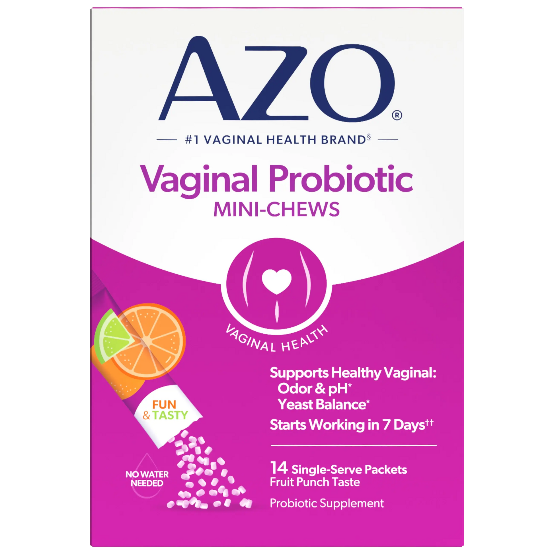 AZO® Vaginal Probiotic Mini-Chews Packets AZO® Vaginal Probiotic Mini-Chews Packets