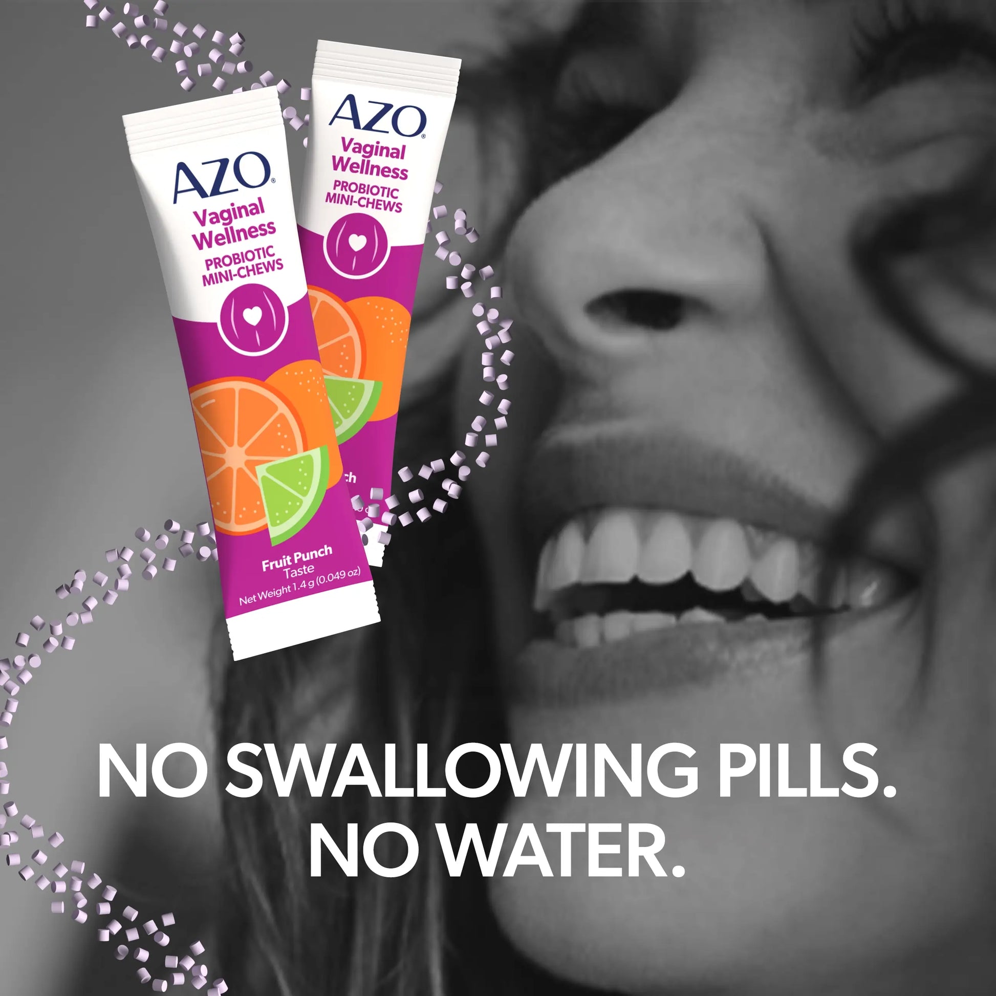 AZO® Vaginal Probiotic Mini-Chews Packets AZO® Vaginal Probiotic Mini-Chews Packets