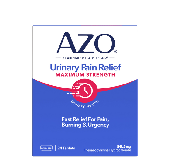 AZO<sup>®</sup> Urinary Pain Relief Maximum Strength Tablets