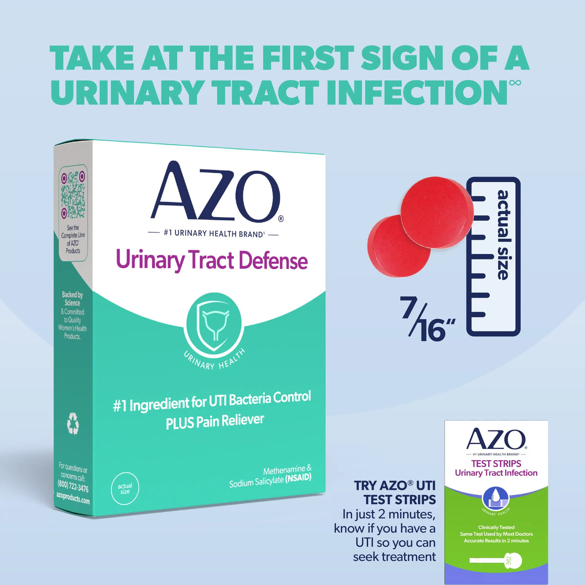 Urinary Defense AZO Urinary Tract Defense Tablets | Buy Antibacterial and Pain Relief ...