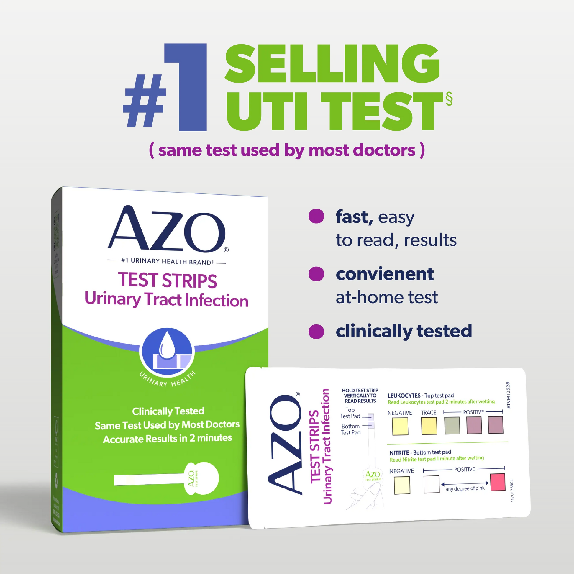 AZO UTI Test Strips | Order Urinary Tract Infection Test Strips - AZO ...