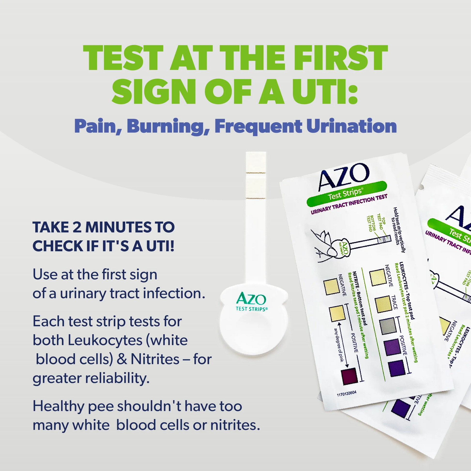 AZO UTI Test Strips | Order Urinary Tract Infection Test Strips - AZO ...