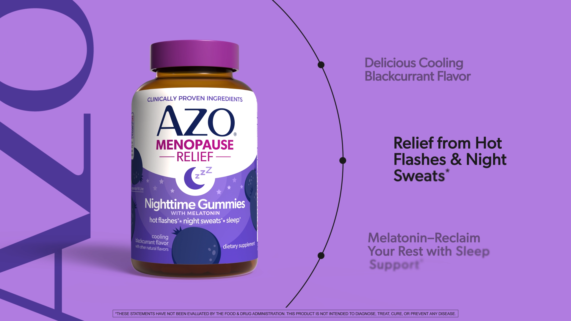 AZO® Menopause Relief Nighttime Gummies | Buy Supplements for AZO® Menopause Relief Nighttime Gummies | Buy Supplements for