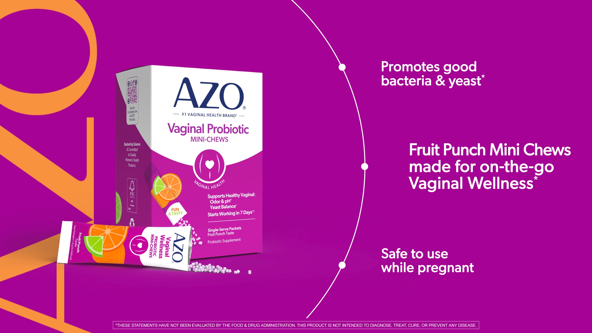 AZO® Vaginal Probiotic Mini-Chews Packets AZO® Vaginal Probiotic Mini-Chews Packets